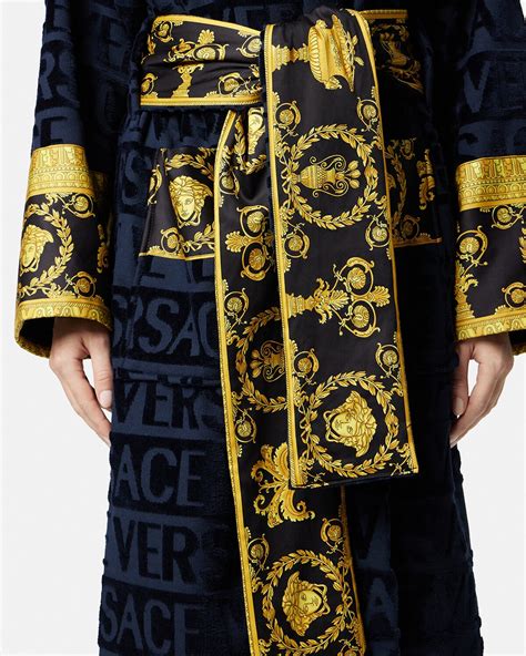 baroque bathrobe versace|Versace robes on sale.